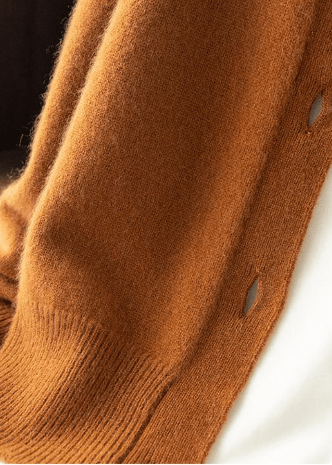 INGRID - GEBREID VEST MET ELEGANTE KNOPEN