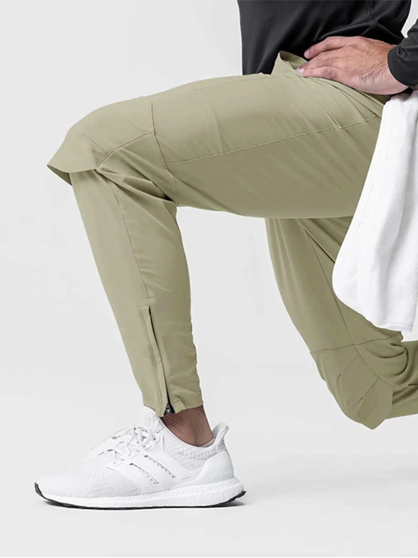 JONATHAN - CASUAL BROEK MET ELASTIEK