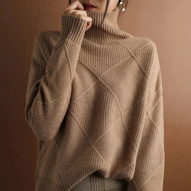 YVONNE - ROLKRAGENPULLOVER
