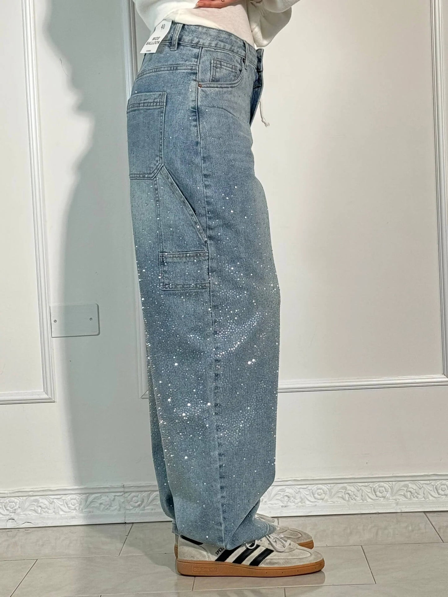 RUBY - JEANS MET DIAMANTEN