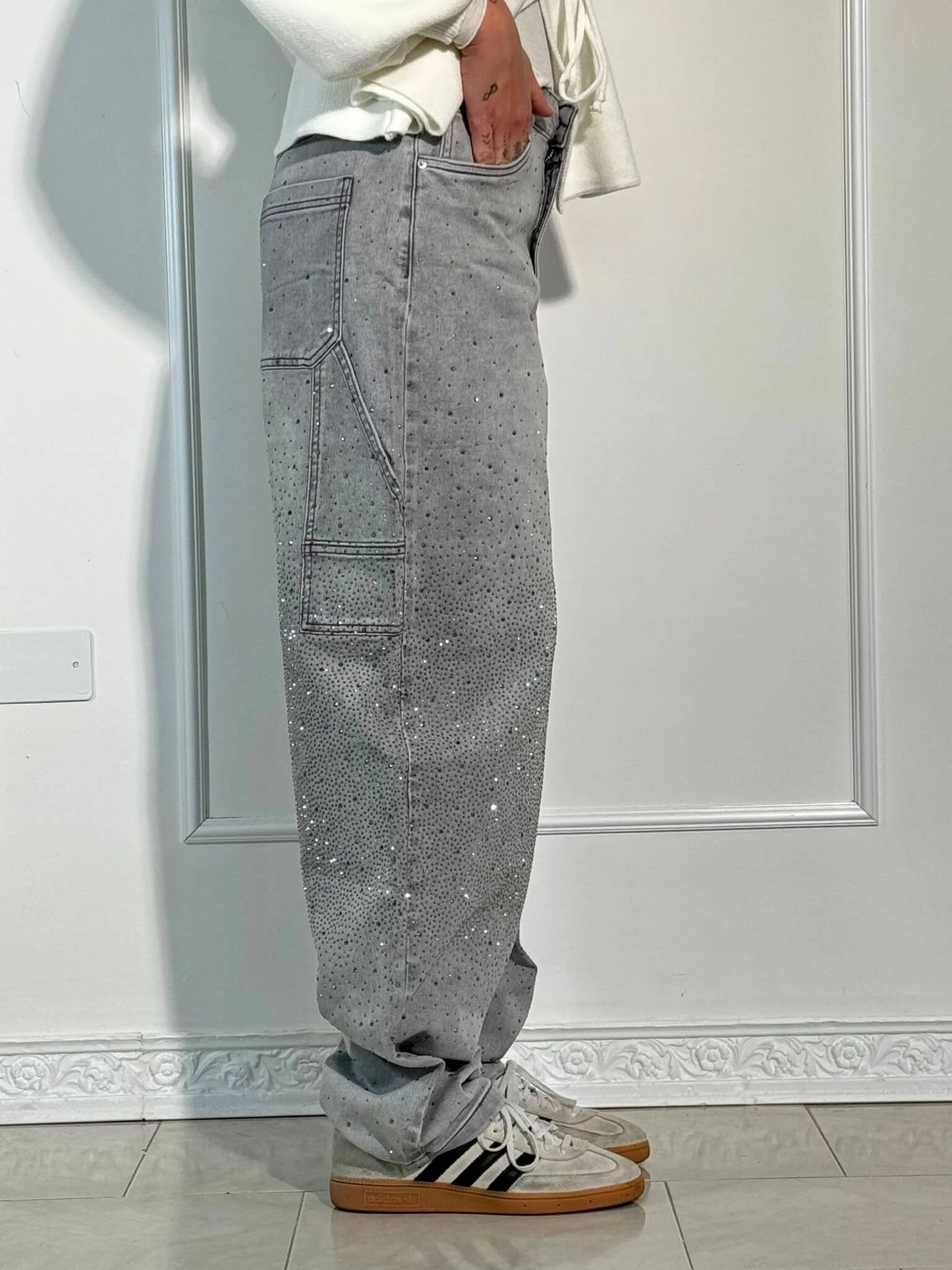RUBY - JEANS MET DIAMANTEN