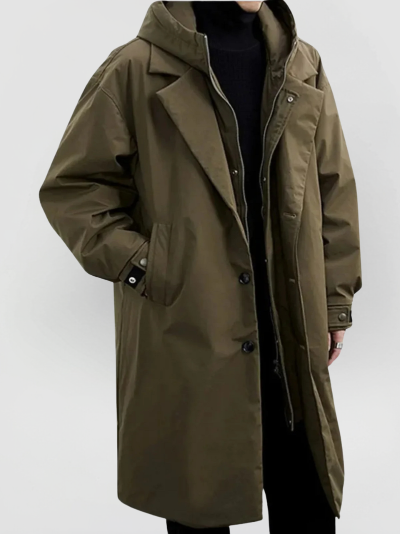 THOMAS - KLASSIEKE TRENCHCOAT MET CAPUCHON