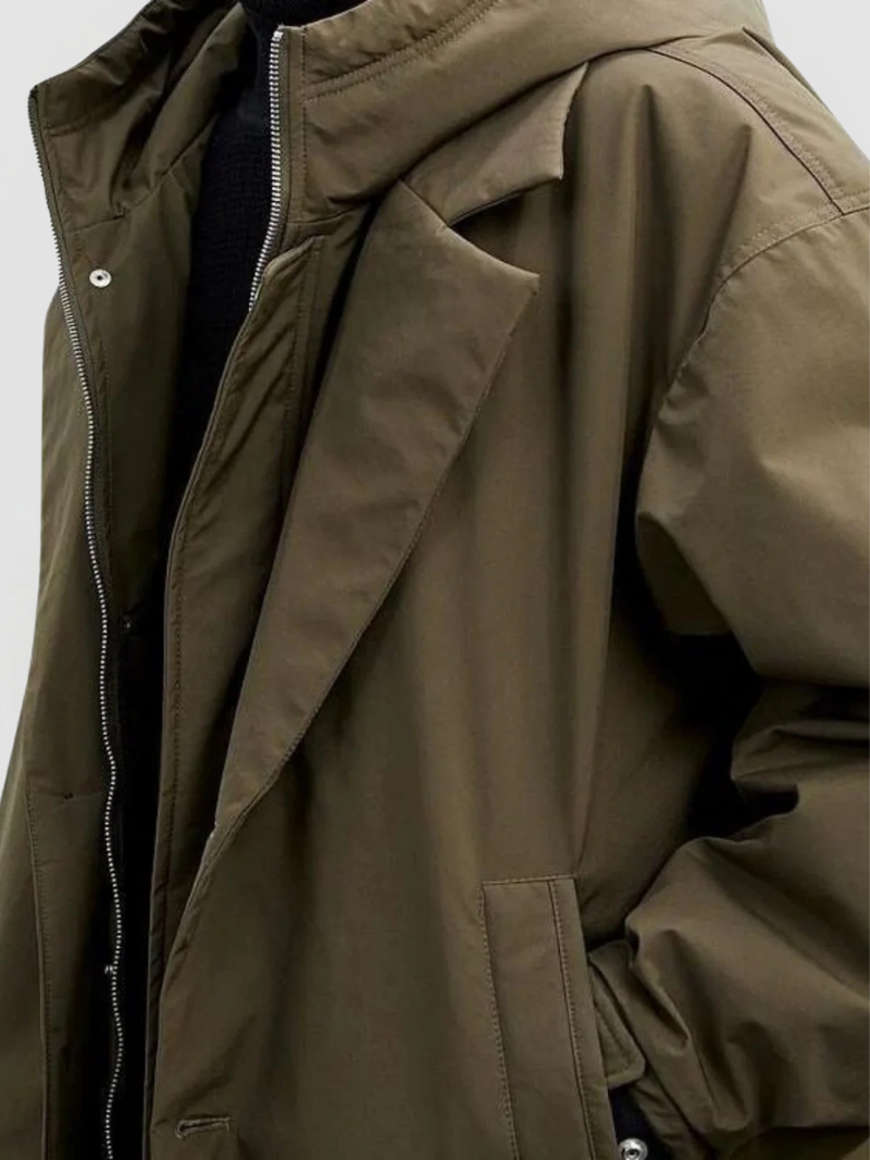 THOMAS - KLASSIEKE TRENCHCOAT MET CAPUCHON