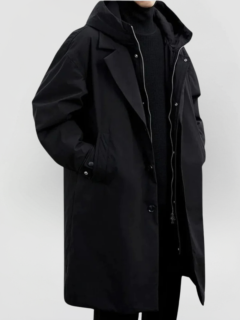 THOMAS - KLASSIEKE TRENCHCOAT MET CAPUCHON