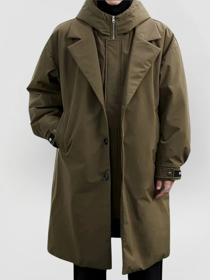THOMAS - KLASSIEKE TRENCHCOAT MET CAPUCHON