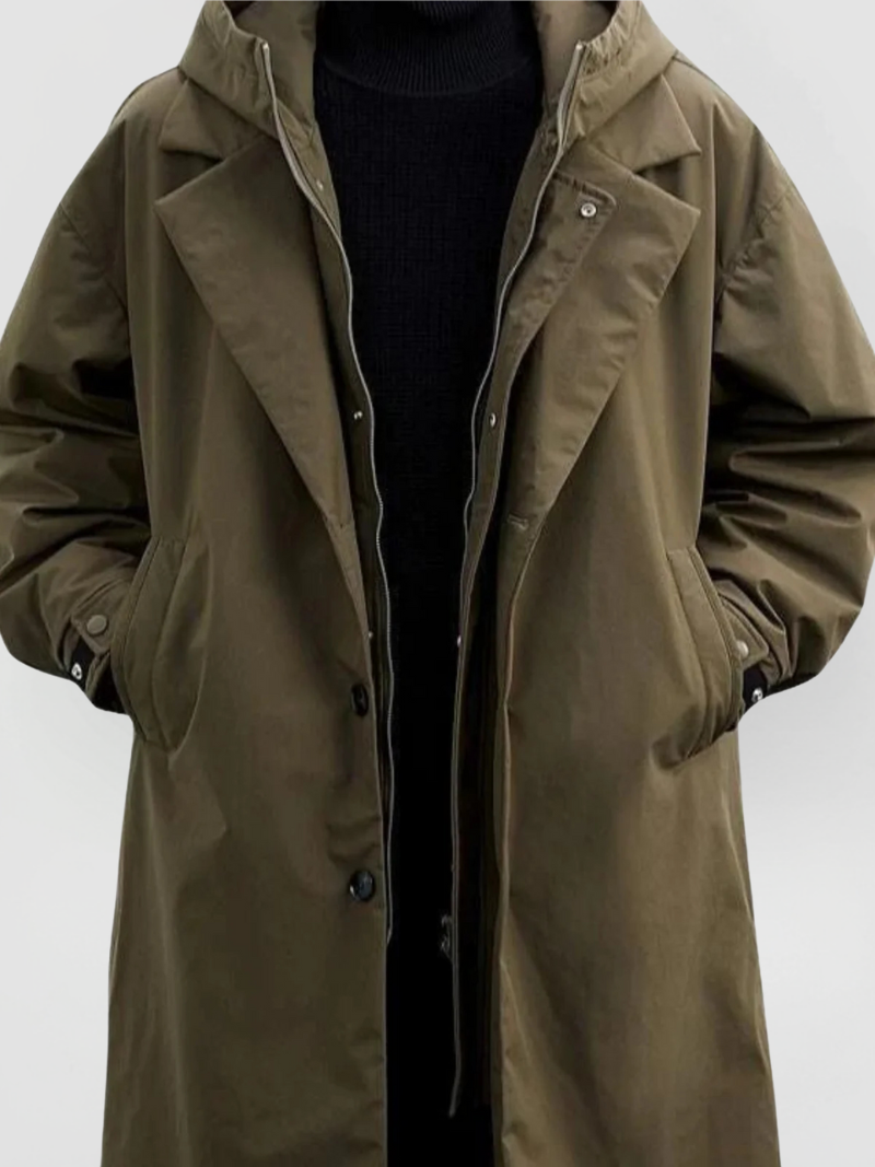THOMAS - KLASSIEKE TRENCHCOAT MET CAPUCHON