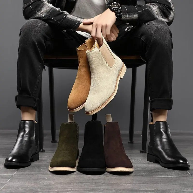 MAX - CHELSEA-BOOTS VAN SUÈDE