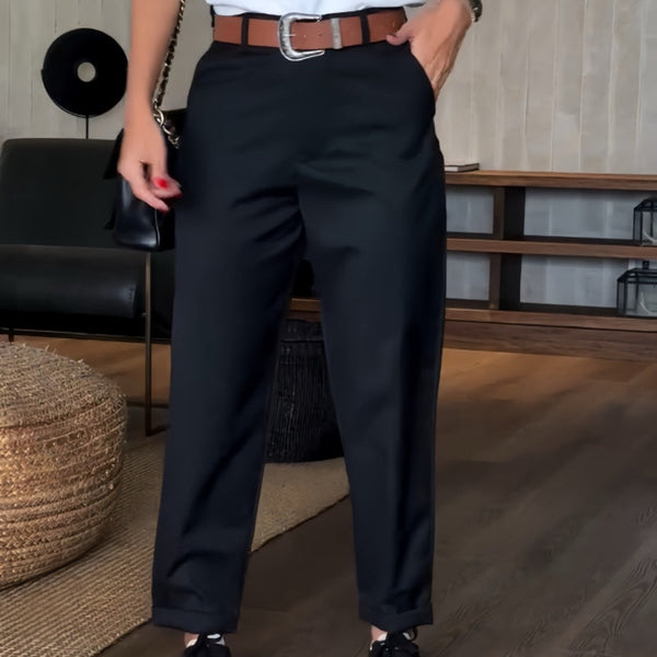 MATHILDA - GESTREEPTE PANTALON