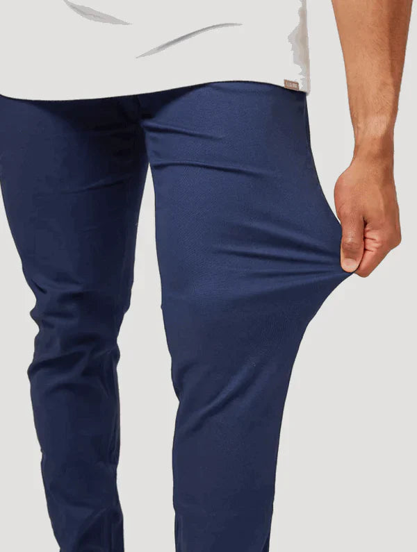 LENNARD - SLIM FIT BROEK MET ELASTIEK