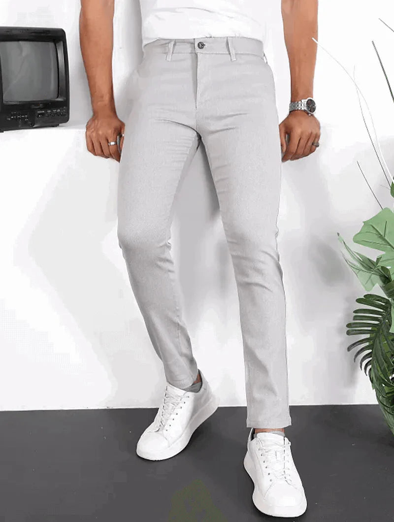 LENNARD - SLIM FIT BROEK MET ELASTIEK