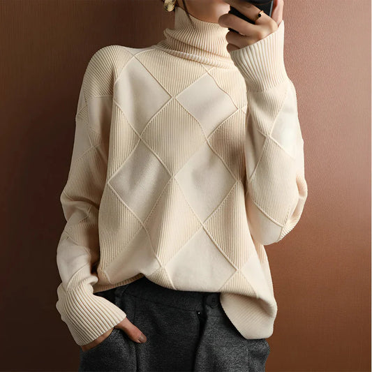 YVONNE - ROLKRAGENPULLOVER