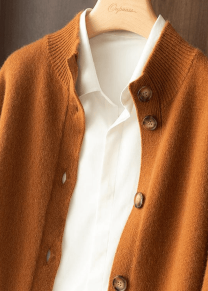INGRID - GEBREID VEST MET ELEGANTE KNOPEN