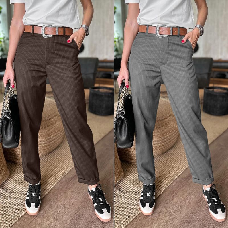 NOVA - GESTREEPTE SHAPING BROEK