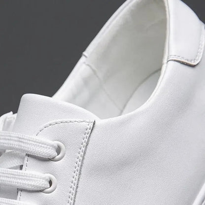 FABRICE - LEREN SNEAKERS