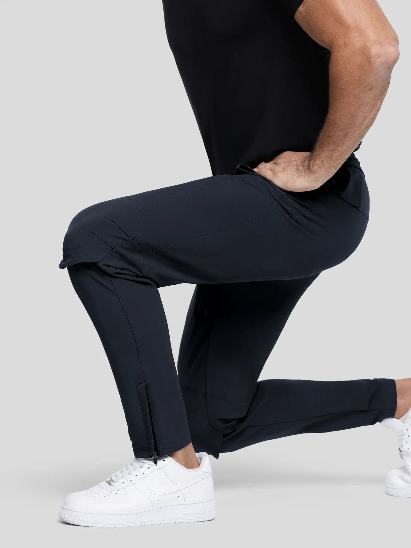 JONATHAN - CASUAL BROEK MET ELASTIEK