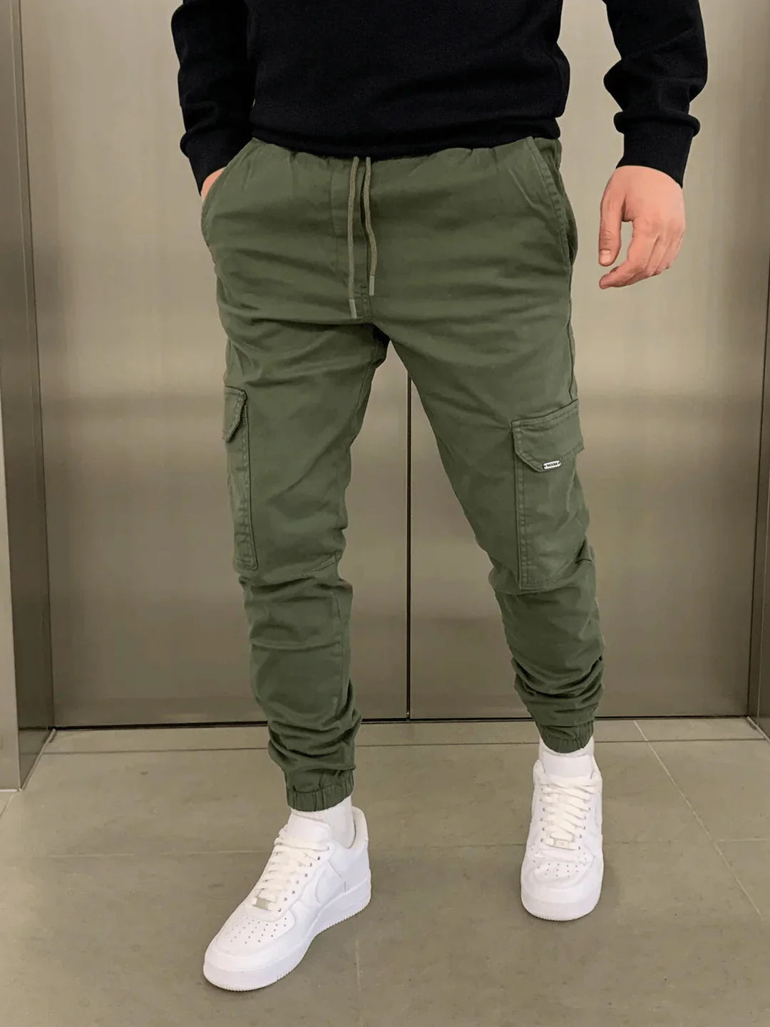 GERALD - SLIM FIT CARGO BROEK