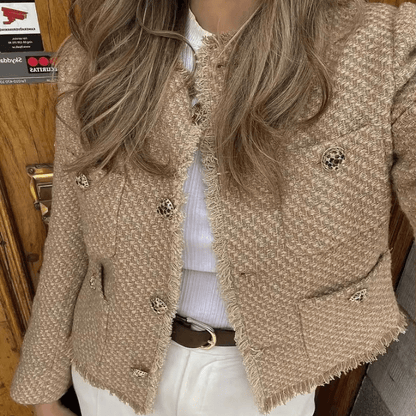 GISELA - ELEGANT JASJE MET GOUDEN KNOPEN