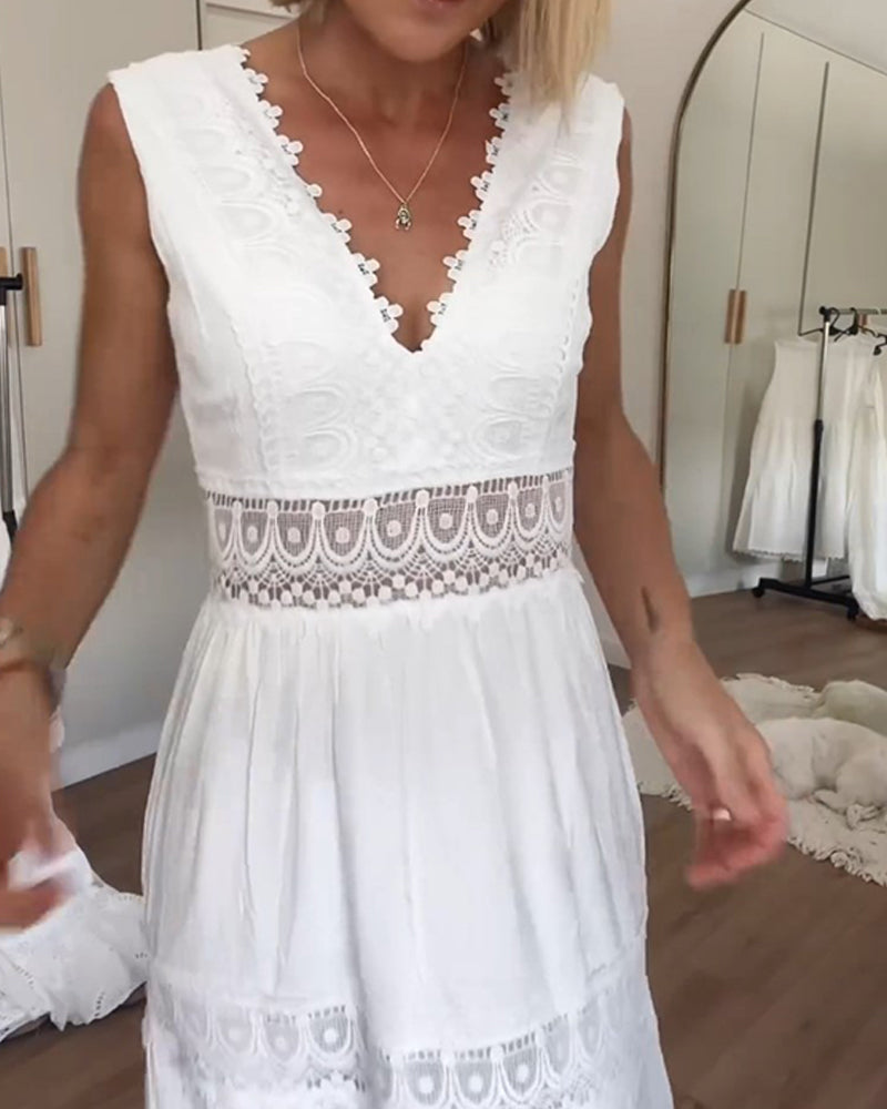 MILOU - ELEGANTE JURK VAN KANT