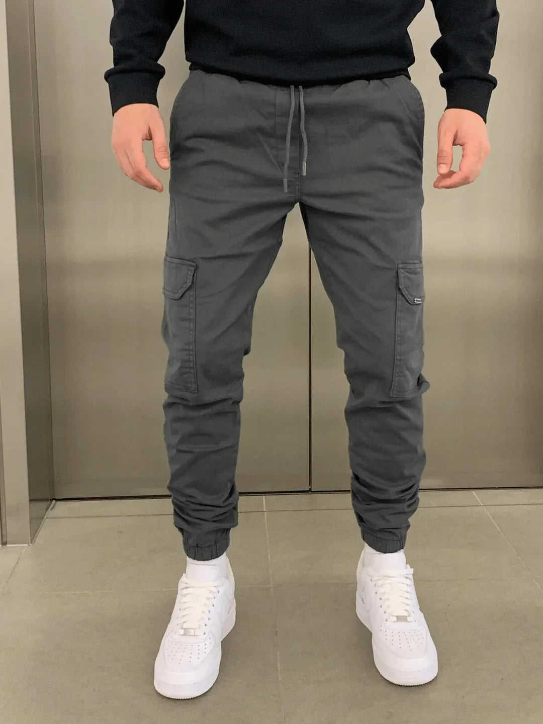 GERALD - SLIM FIT CARGO BROEK