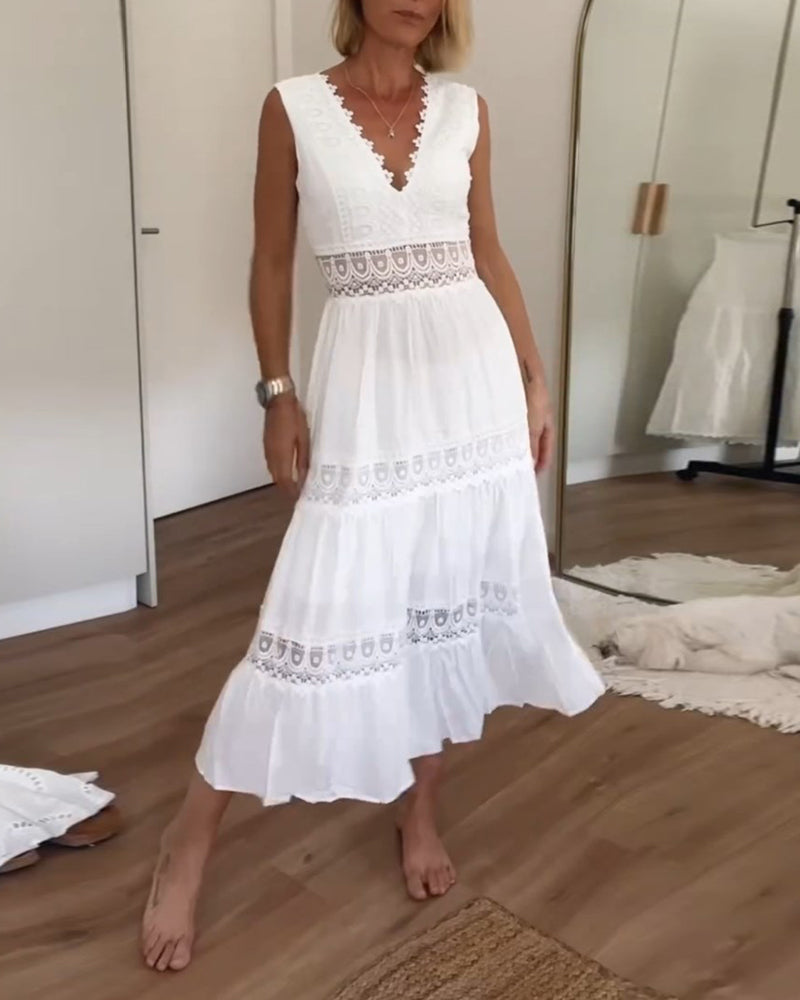 MILOU - ELEGANTE JURK VAN KANT