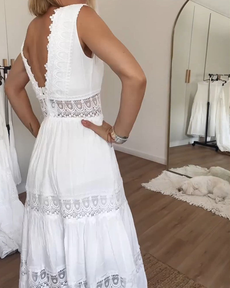 MILOU - ELEGANTE JURK VAN KANT