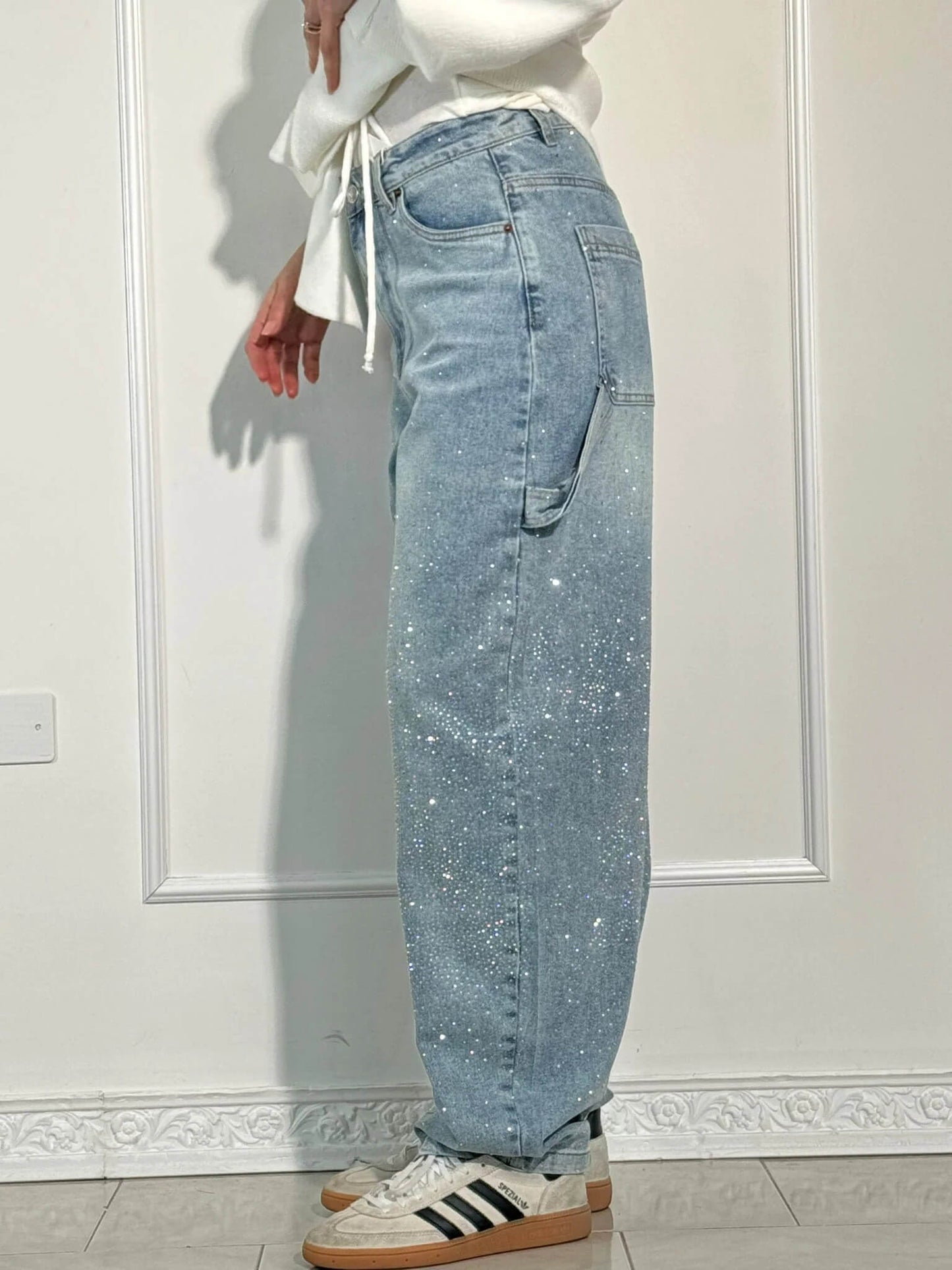 RUBY - JEANS MET DIAMANTEN