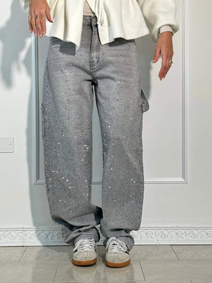 RUBY - JEANS MET DIAMANTEN