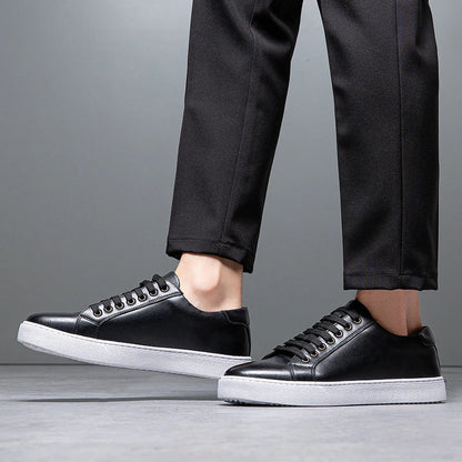 FABRICE - LEREN SNEAKERS