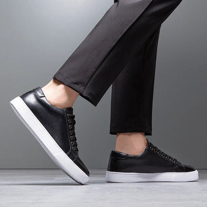FABRICE - LEREN SNEAKERS