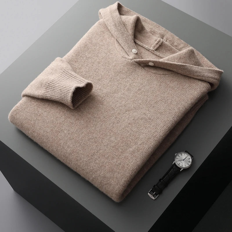 HARDY - TRUI MET CAPUCHON 100% KASJMIER