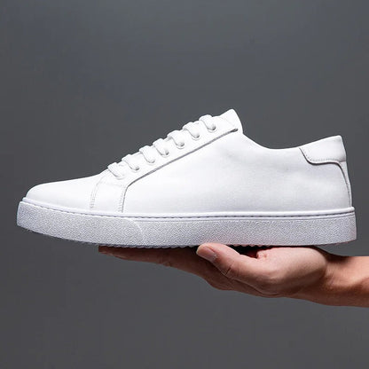 FABRICE - LEREN SNEAKERS