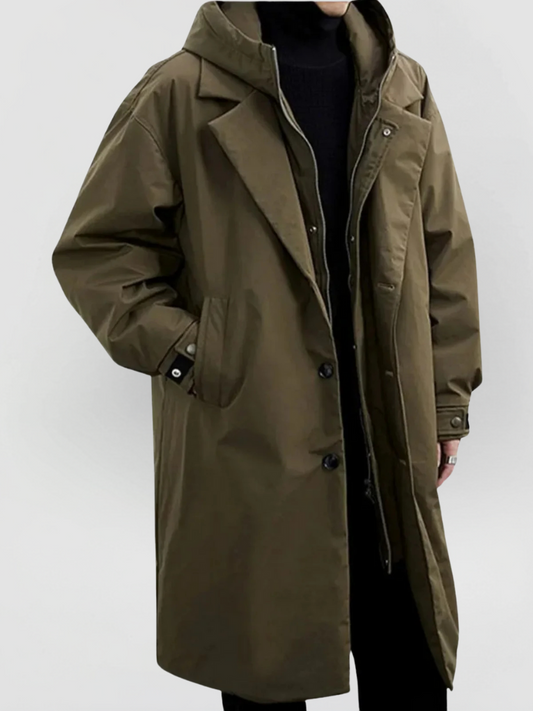 THOMAS - KLASSIEKE TRENCHCOAT MET CAPUCHON