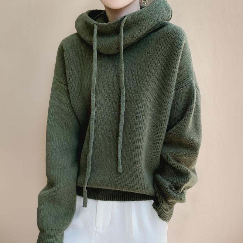 ZAIDA - TRUI VAN ZACHTE STOF IN OVERSIZE PASVORM