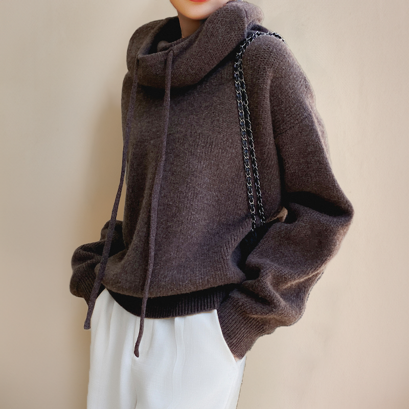 ZAIDA - TRUI VAN ZACHTE STOF IN OVERSIZE PASVORM