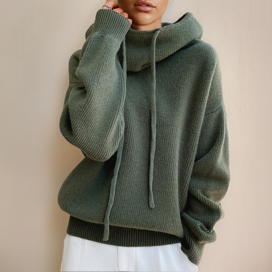 ZAIDA - TRUI VAN ZACHTE STOF IN OVERSIZE PASVORM