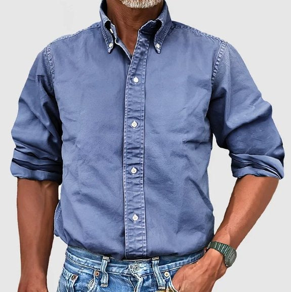 BENEDICT - CASUAL OVERHEMD MET LANGE MOUWEN