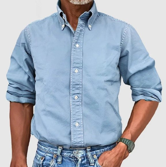 BENEDICT - CASUAL OVERHEMD MET LANGE MOUWEN