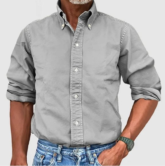 BENEDICT - CASUAL OVERHEMD MET LANGE MOUWEN