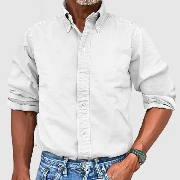 BENEDICT - CASUAL OVERHEMD MET LANGE MOUWEN