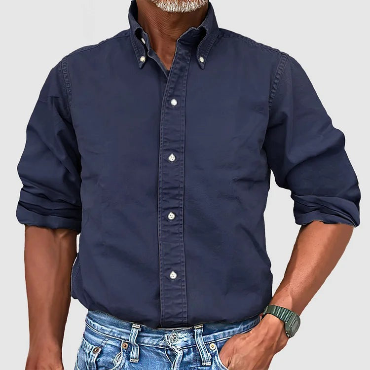 BENEDICT - CASUAL OVERHEMD MET LANGE MOUWEN