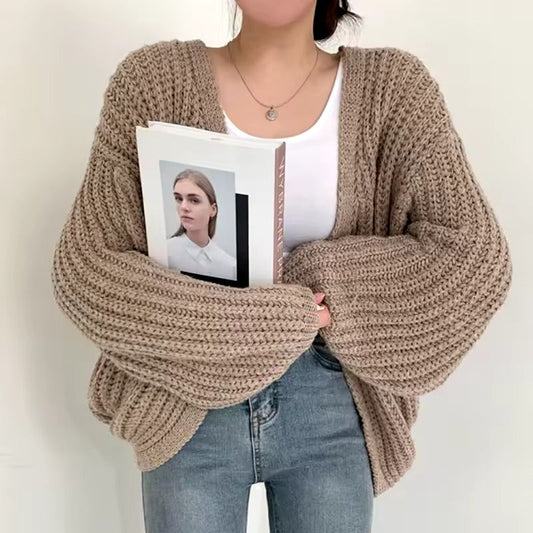 CHRISTA - OVERSIZED GEBREIDE VEST