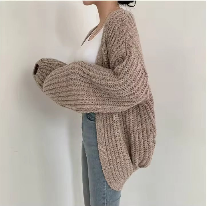 CHRISTA - OVERSIZED GEBREIDE VEST
