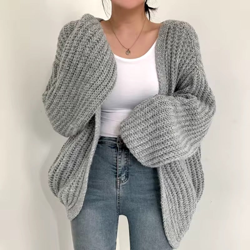 CHRISTA - OVERSIZED GEBREIDE VEST