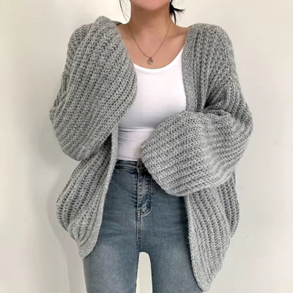 CHRISTA - OVERSIZED GEBREIDE VEST