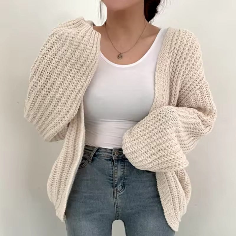 CHRISTA - OVERSIZED GEBREIDE VEST