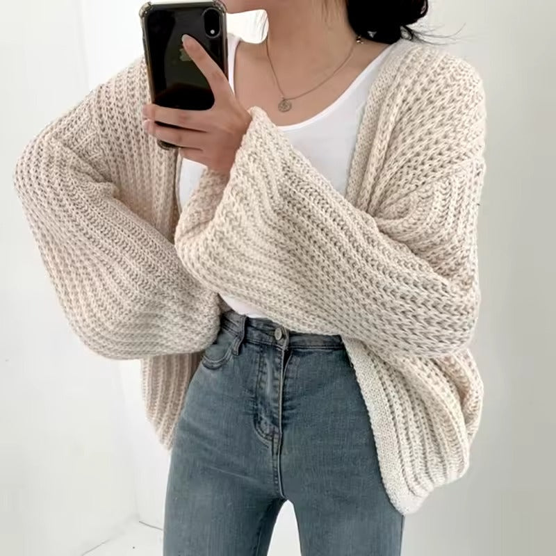 CHRISTA - OVERSIZED GEBREIDE VEST
