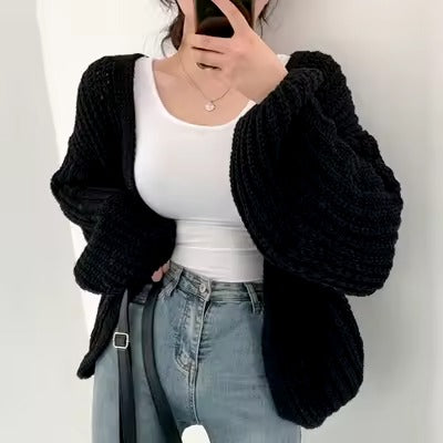 CHRISTA - OVERSIZED GEBREIDE VEST