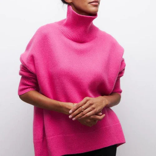 MONIKA - OVERSIZED TRUI MET HOOGE KRAG