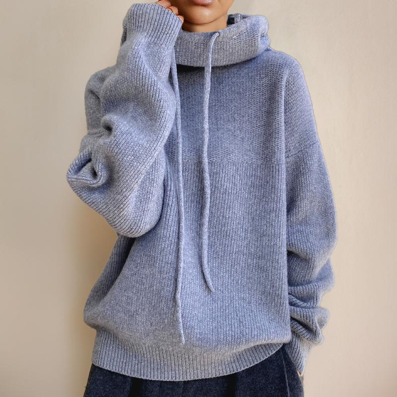 ZAIDA - TRUI VAN ZACHTE STOF IN OVERSIZE PASVORM