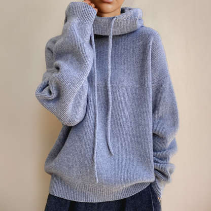 ZAIDA - TRUI VAN ZACHTE STOF IN OVERSIZE PASVORM